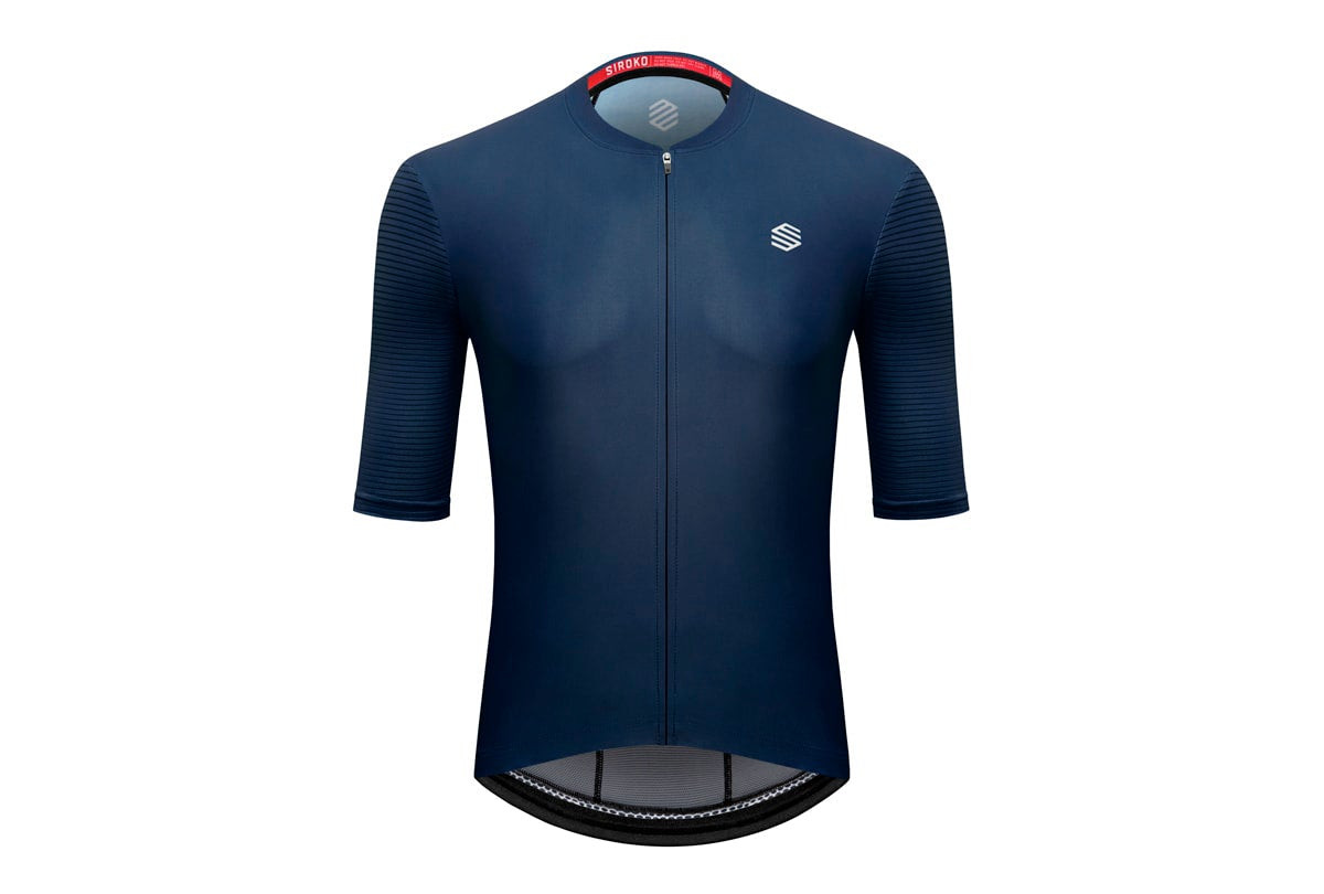 mens blue cycling jersey